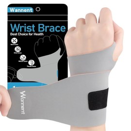 Wannent Wrist Brace,Carpal Tunnel Wrist Brace Wrist Wraps Wrist Support Tendonitis Sprains（M-Gary）