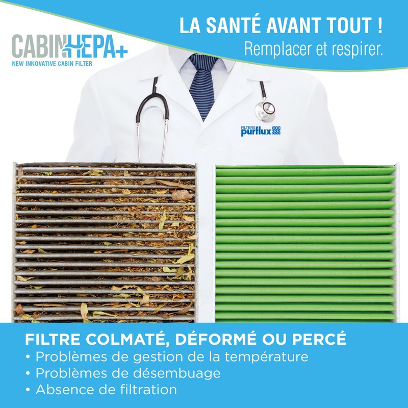 PURFLUX AHH516 Indoor Air Filter HEPA