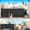 Reinforced 42" Tall X 120" Extra Wide Retractable Baby Gate