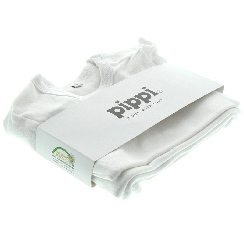 Pippi Unisex Baby Blouse Body SS AO-Printed (4 Pack)