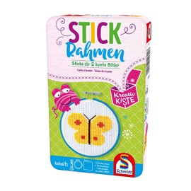 Schmidt Spiele 51601 Bibi Stickrahmen, Kreativspass in der Metalldose, Bunt