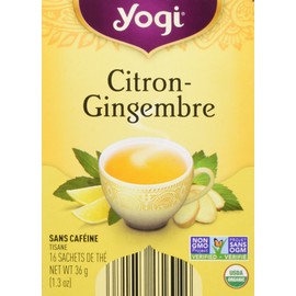 YOGI TEA Lemon Ginger, 16 CT