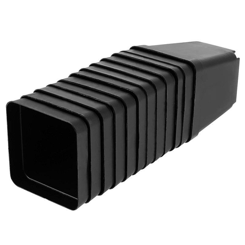 HOIGON 100 Pack 3 Inch Black Square Nursery Pot, Durable