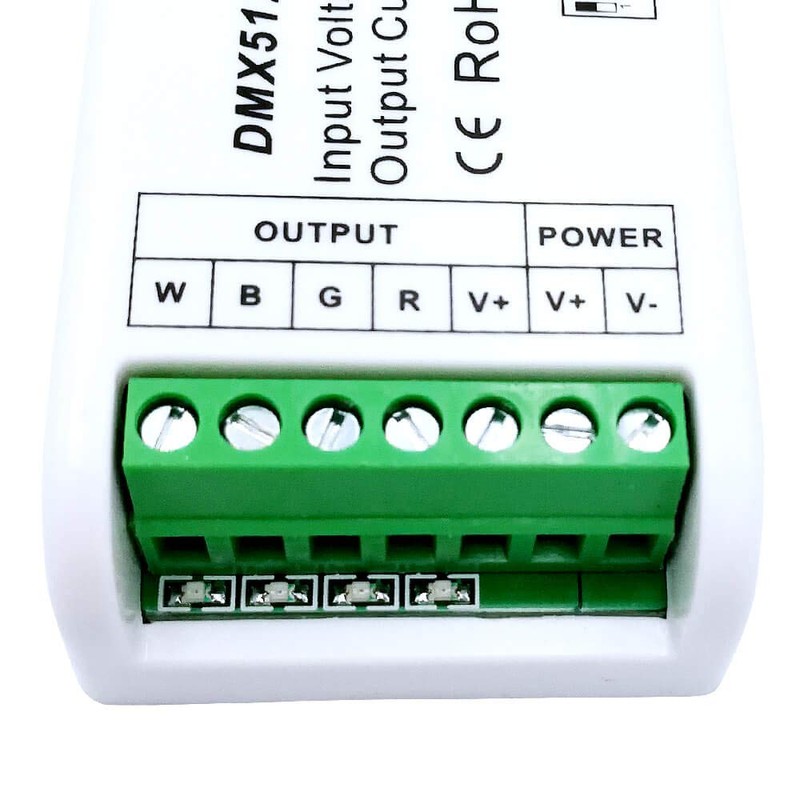 RGBW 4 Channel DMX Decoder, Mini16A RGB RGBW LED Strip