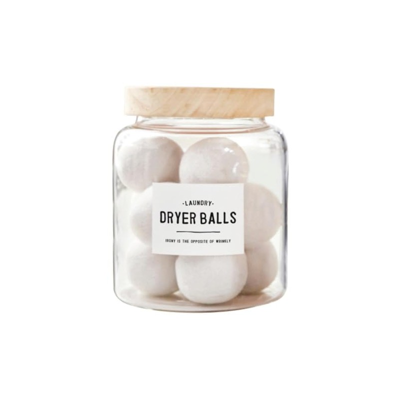 Santa Barbara Design Studio Glass Canister for Laundry Room Clear