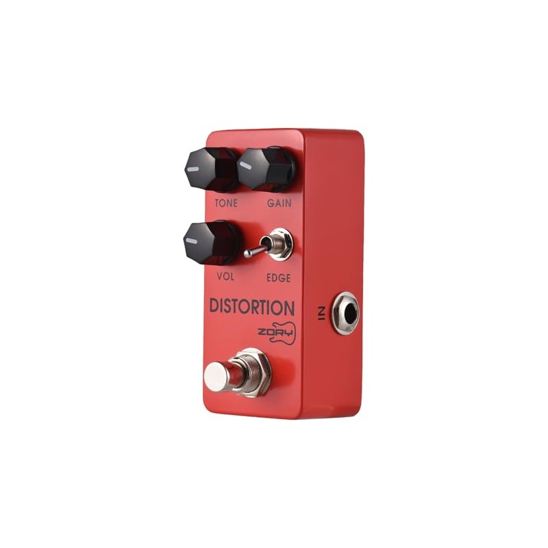 xinyee ZORY Guitar Metal Distortion Effects Pedal TONE/GAIN/VOL/EDGE DC 9V