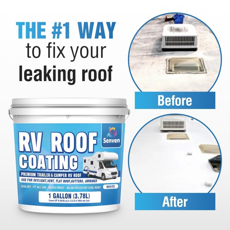 Waterproof Sealant Black Waterproof Coating 35oz Leak Repair Coating for