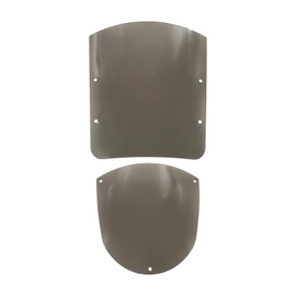 HDBUBALUS Motorcycle Windshield Quarter Fairing Kit Replacement Set Fit for Harley Sportster XL 883 1200 1988-up FXR 1886-1994 Dyna 1995-2005