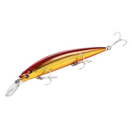 waku fimac Sinking Minnow 4.3 inches (110 mm) 1.3 oz (36 g) Sinking Pencil, Sea Bass, Flounder, Blue Material, Pre-Installed Lure Hook, Fishing and Akakin
