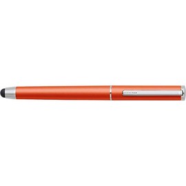 A. T. Cross Sheaffer Ballpoint Pen with Stylus Matte Orange in Gift Box