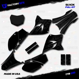 Factory EFX Blackout Slick Racing Graphics Kit fits 05-23 YAMAHA TTR230 TTR 230 decal