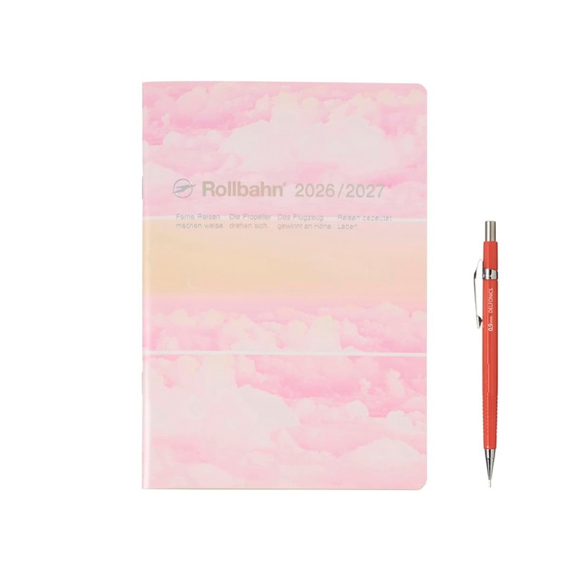 [Delphonics Notebook 2026-2027 Version/Starts March 2026] Rollbahn Note Diary Film