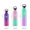 JAPORIA Borraccia Isolante 1L con Cannuccia, Bottiglia Acqua Acciaio Inox,