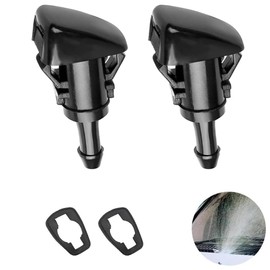 Slzhds Juego de 2 Kit de Boquillas para Limpiaparabrisas Delantero de Coche, Boquillas de Limpiaparabrisas Delantero 5303833AA/5116079AA para Chrysler, Compatible con Chrysler, Jeep y Dodge