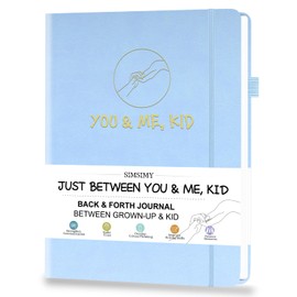 Just Between You and Me, Kid - A Back & Forth Journal Memory Book for Grown-Up & Kid, Adults & Kids to Strengthen Bond & Communication, Parent Child Journal with Interactive Prompt Questions, Gift for Girls Boys Age 6-12
