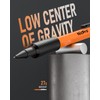 Nicpro 3 PCS 1.3 mm Orange Mechanical Pencils Set with