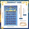 DPKOW Ramadan Advent Calendar 30 Pockets, Linen Fabric Ramadan Hanging