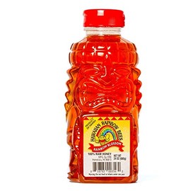 Rainbow Blossom Honey In A Tiki Bottle, Nickie Davis Select (24Oz)