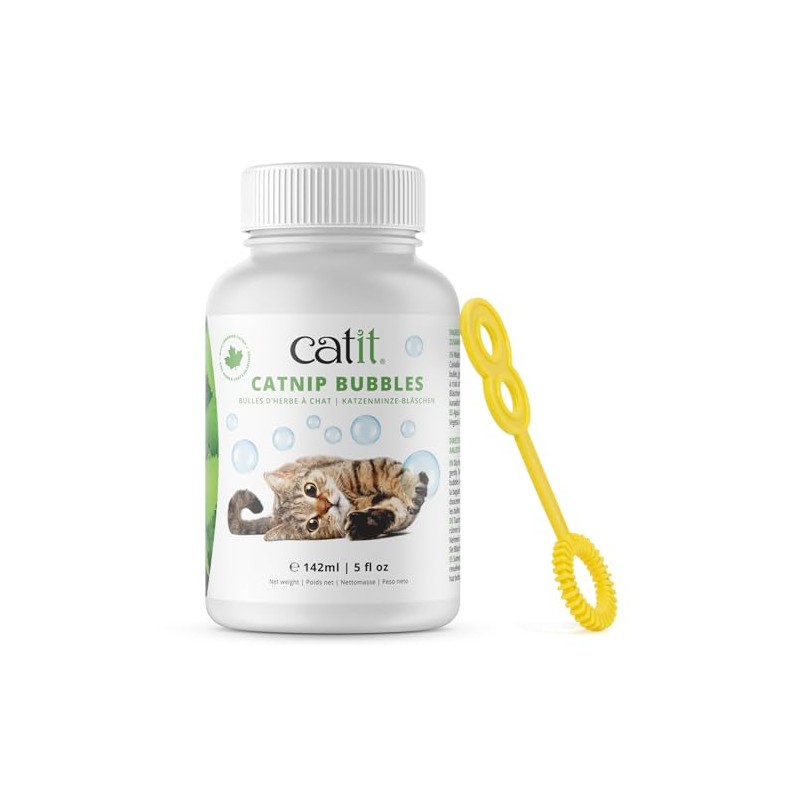 Catit Catnip Bubbles for Stimulating Indoor and Outdoor Cats