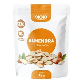Almendra Rebanada 75 Gr Snack Keto Okko                                                                                                               