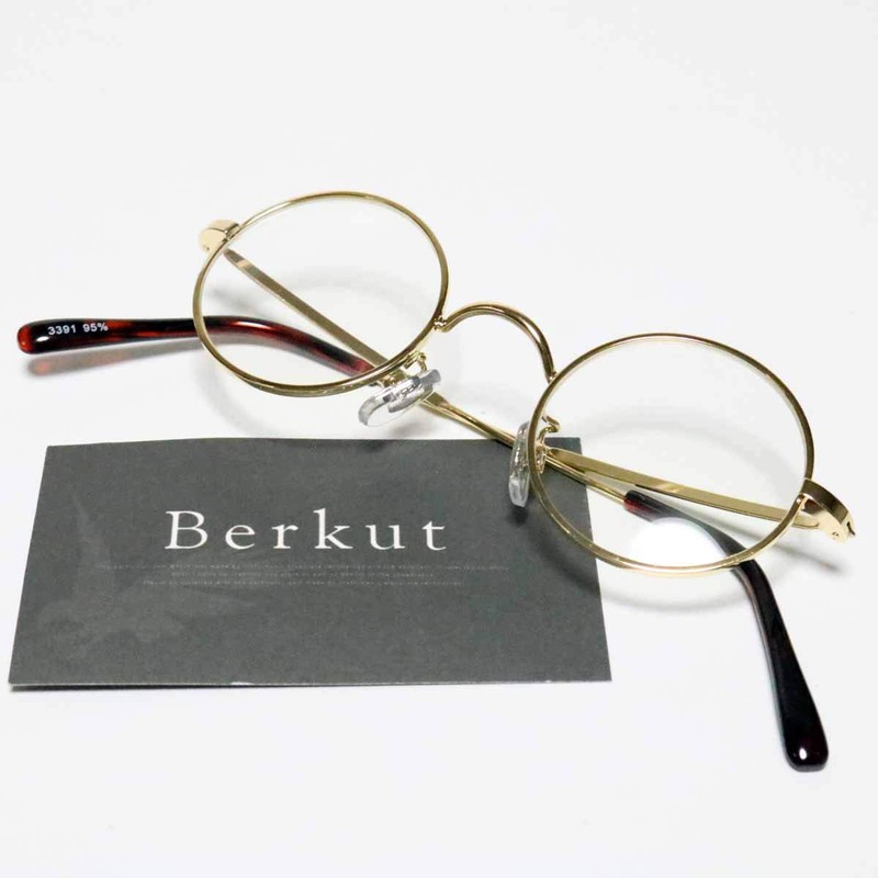 Berkut Date Glasses, Lightweight, Fatigue Resistant, Eye-friendly Lenses, gold/clear