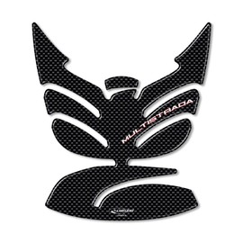 labelbike - Motorcycle 3D Gel Tank Pad Sticker Compatible with Ducati Multistrada 1260 - Carbon Look