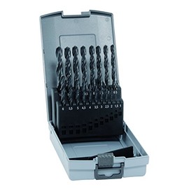 Drill Bit / HSS Sprint Twist Drill Bit Set, 19 Pieces, Universal Drill Bit for Use in Alloyed and Unalloyed Steel, High Elasticity and Bend-Resistant | Diameter 1 - 10 mm Increase by 0.5 mm Each
