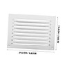 TEHAUX Stainless Steel Air Vent Grille Cover Louvered Return Air
