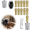 Drill Chuck Collet Set for Dremel, 16PCS Chuck Collet Kit