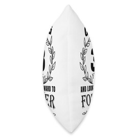 Funny Matching Best Couples Husband Wife Gifts Cute 33rd Wedding Anniversary for Couples Married 33 Year Throw Pillow, 16x16, Multicolor