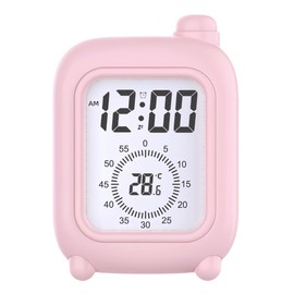 YHFITN Visual Timer Clock, Digital Alarm Clocks with Temperature Display, Countdown, Date Display, Creative Learning Gifts for Children, Suitable for Gym, Study Rooms, Office and Kitchen