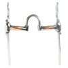 HILASON ALMINIUM Engraved Horse Curb BIT 5" Mouth Correction Copper