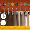 WELLBOM Beer Tap Handle, 304 Stainless Steel Keg Tap Handle