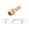 sourcing map Hose Nozzle Brass Hose Connector Hose Connector Connector
