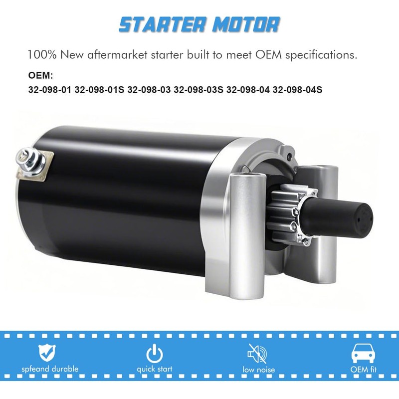 Kohler 7000 Starter Motor Replacement for Courage Engines 20HP 23HP