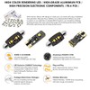 ZIYO ZPL9125 - (15 Bulbs) LED Interior Light Kit Package
