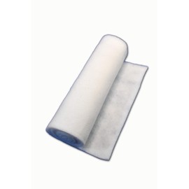 The Filter Pro White Floss Filter Media, 3/4" Thick, 36" x 120" Roll, Perfect for Aquariums, Ponds or Water Gardens, Made in USA