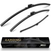 Front and Rear Windshield Wiper Blades, 3 Pcs Front and