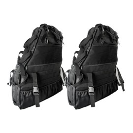 ETL INDUSTRIES Roll Bar Storage Bag for 1997-2024 Jeep Wrangler JK JL TJ LJ 4-Door, Multi-Pocket Cargo Cage Organizer