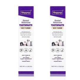 Toothpaste | Teeth Cleaning and Fresh Breath Dental Care for Bombay Cat Kittens and Adult Cats | Soothes Inflamed Gums | Safe for Puppies | Vet Formulated 2 Pack (4.8 OZ)