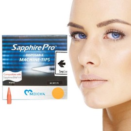 Mei-cha Sapphire PRO Series Disposable Tip (1 Prong Tip) Permanent Makeup Supplies Microblading Machine 50/box