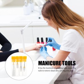 Healeved Nail Drill Bits Dry Manicure Bits Russian Manicure Cuticle Remover Nail Polishing Tools