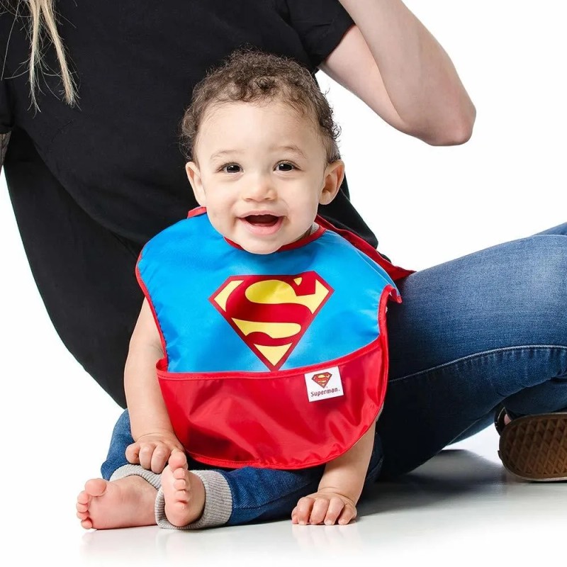 Bumkins Dc Comics Superbib, Babero, Impermeable, Lavable, Ma