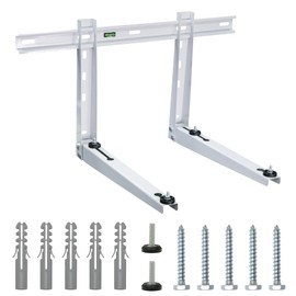 SEQUEDA Mini Split Wall Mounting Bracket for 9000-36000 BTU Universal Air Conditioners Heat Pumps AC Systems, Heavy Duty Support Bracket for Ductless Mini Split, HVAC, Compressor, Max Load 400 LB