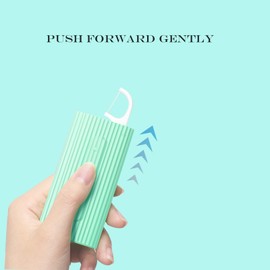 Holy Rose Dental Floss Dispenser -Portable Floss Picks Dispenser-Travel Floss Sticks Case-with 168 Flosser Toothpicks,for Teeth Cleaning - All-in-One Tool for Adult Oral Care Friendly.Blue