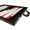 16-inch Premium Backgammon Set - Medium Size - Black Board,