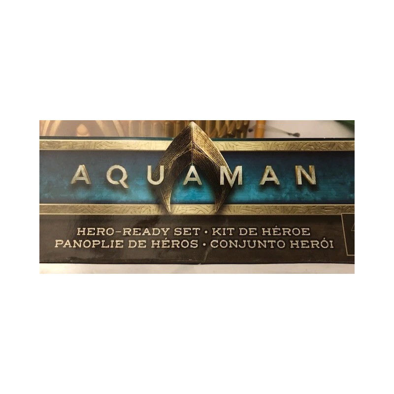 Matel BRAND NEW!! AQUAMAN ~ Hero Ready Set with Chest