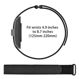 Oanux Nylon Loop Band Compatible with Hume Band Replacement 1.0, Hook and Loop Breathable Soft Wristband for Hume Strap Health Fitness Tracker Women Men