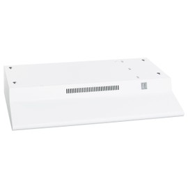 GE Under Cabinet Range Hood | 30-Inch Kitchen Exhaust Fan with 2 Speeds, Cooktop Lighting & Included Filter | Kitchen Essentials | Top or Rear Exhaust Capability | Non-Vented | 170 CFM | White