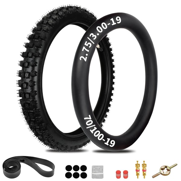 EOPOAYI 70/100-19 2.75/3.00-19 Tire Inner Tube Set Replacement for Surron